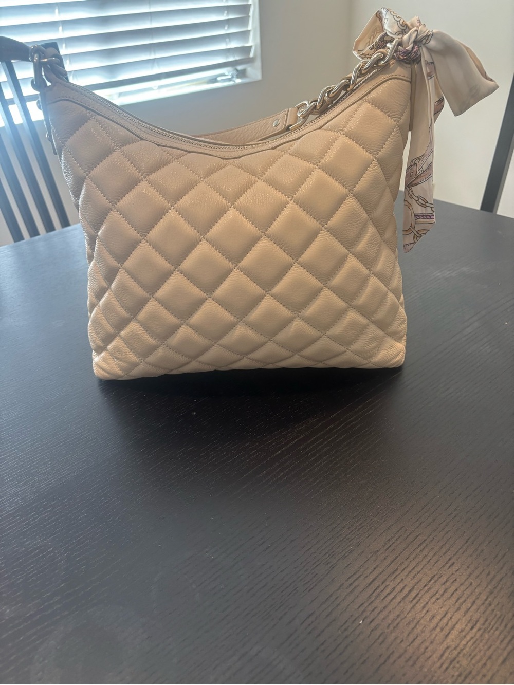kate spade Quilted Neutral Beige Shoulder Hobo - Picture 2 of 11